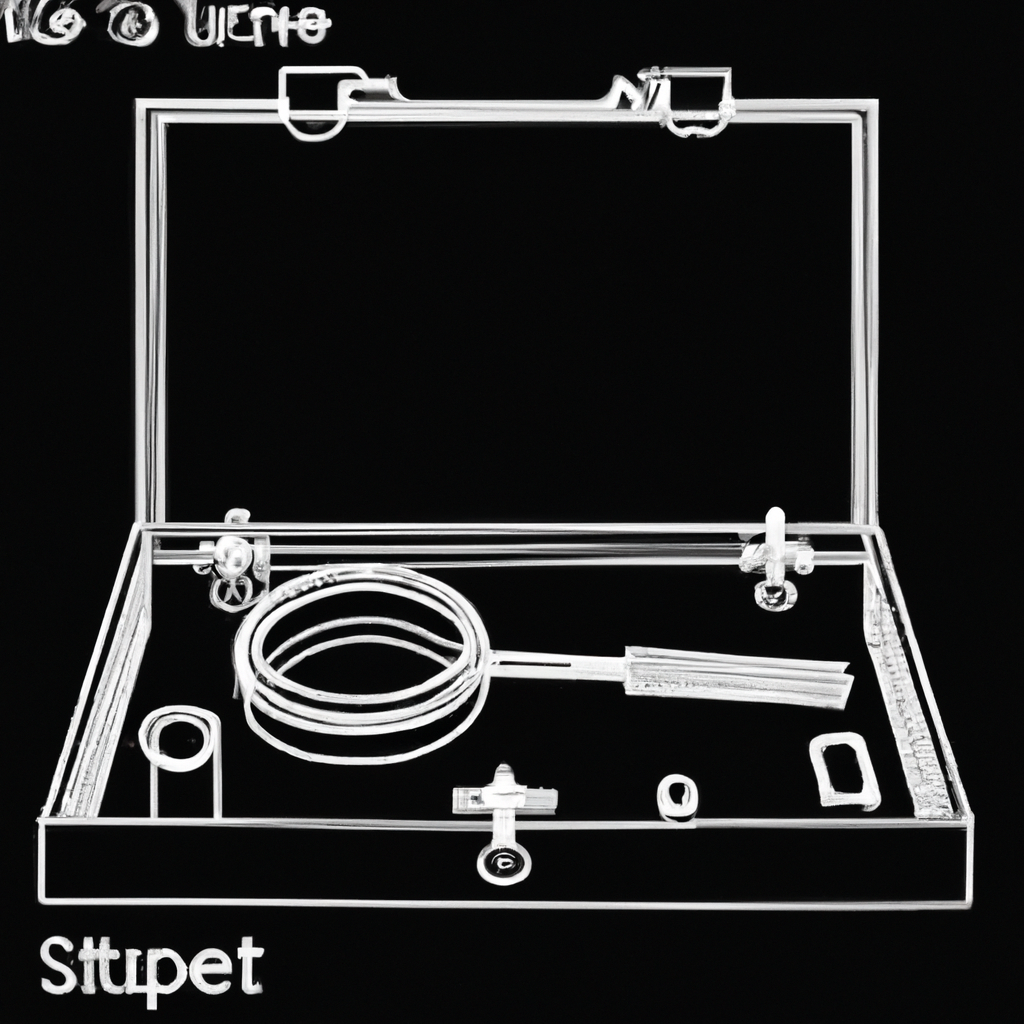 Empty search results illustration: a plumbing toolbox with a magnifying glass